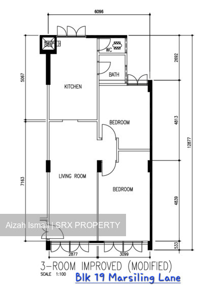 Blk 19 MARSILING LANE (Woodlands), HDB 3 Rooms #509903551